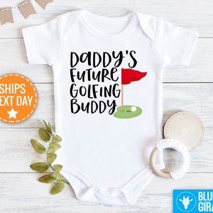 Daddy's Future Golfing Buddy Bodysuit, Baby Bodysuit Baby Shower Gift, Baby Outfit, Baby Boy Onesie®