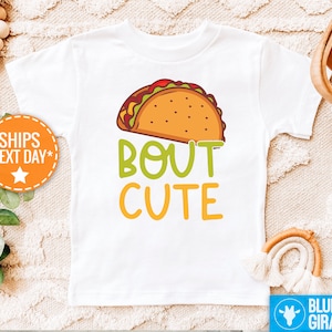 Taco &#39;Bout Cute Baby Shirt, Funny Taco Baby Clothes, Mexican Baby Onesie®, Funny Baby Clothes, Raglan Shirt