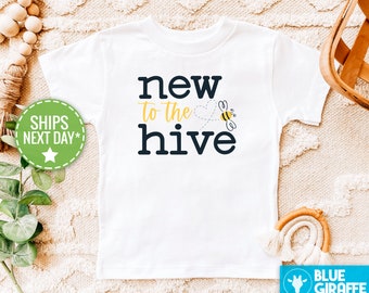 Nuevo en la camisa para niños Hive, camisa de abeja, camiseta para niños pequeños de Bumble Bee