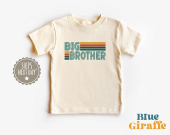Camiseta retro de Gran Hermano para niños pequeños - Camiseta vintage colorida para niños - Camiseta familiar linda para niños pequeños - Sudadera de Gran Hermano