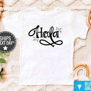 Hola Baby T-Shirt, süßer spanischer Body, spanischer Baby Onesie®, mexikanischer Baby Onesie®, spanisches Babypartygeschenk