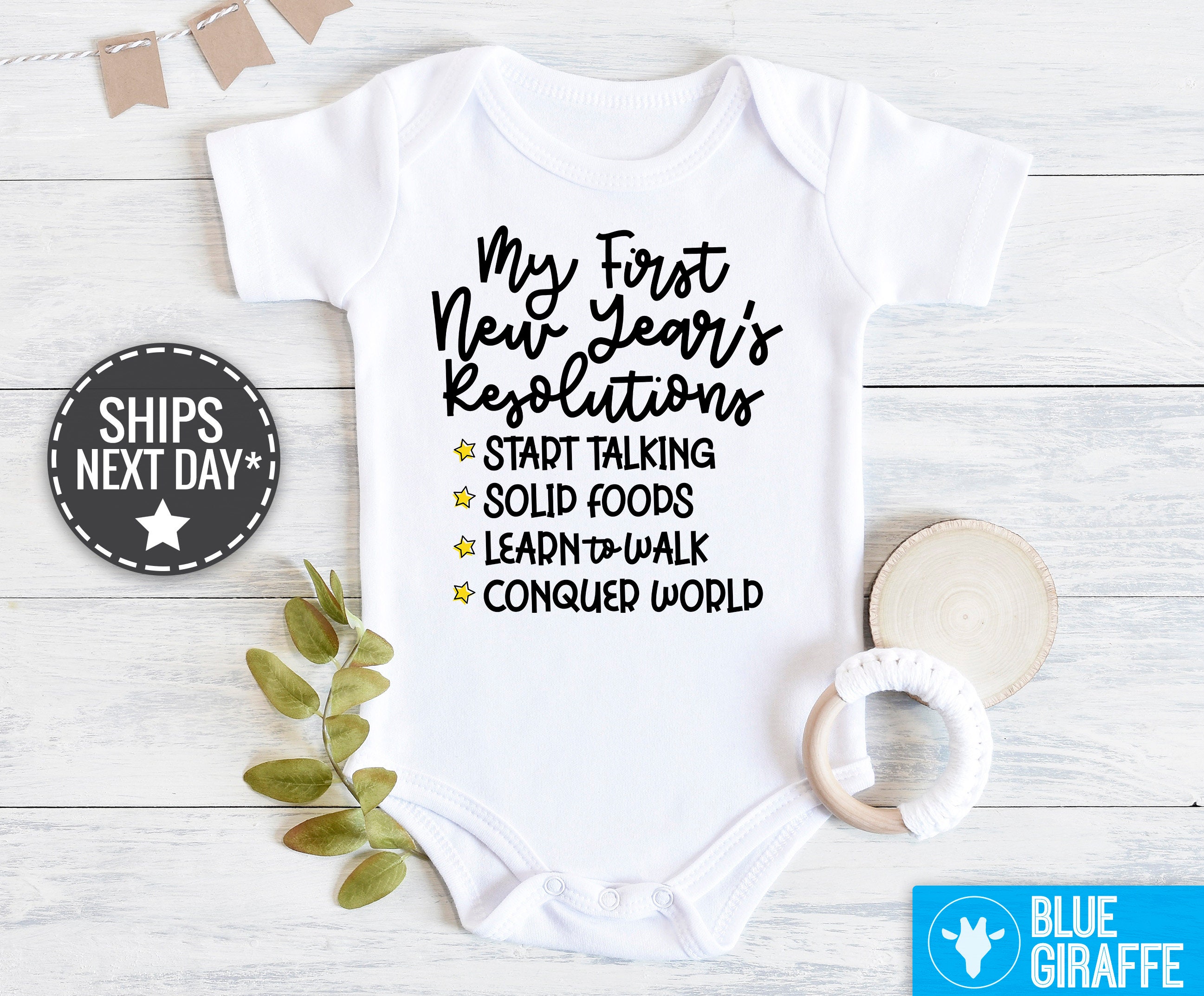 My First New Years Resolutions Baby Onesie® Funny New Years - Etsy My First New Years Resolutions Baby Onesie® Funny New Years - Etsy