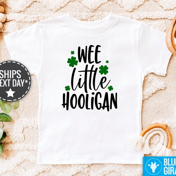 Chemise pour tout-petits Wee Little Hooligan, vêtements de bébé pour la Saint-Patrick. Onesie irlandaise amusante pour bébé