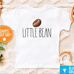 Cute Little Bean Coffee Toddler Shirt, Coffee Onesie® Baby Clothes, Cute Baby Onesie®, Baby Announcement, New Baby Gift