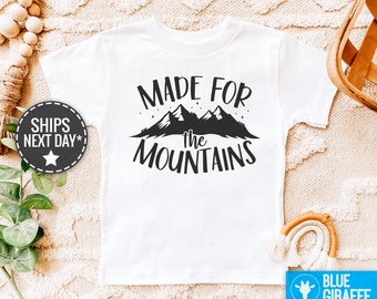 Made For The Mountains Toddler Shirt, Little Camper Bodysuit, Mountain Onesie®, Adventure Onesie®