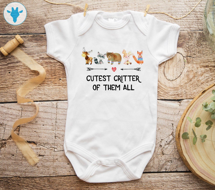 Animal Baby Bodysuit Baby Gift Learn Animal Names Cute Baby Shower Gift Animal Baby Clothes LoveAnimals