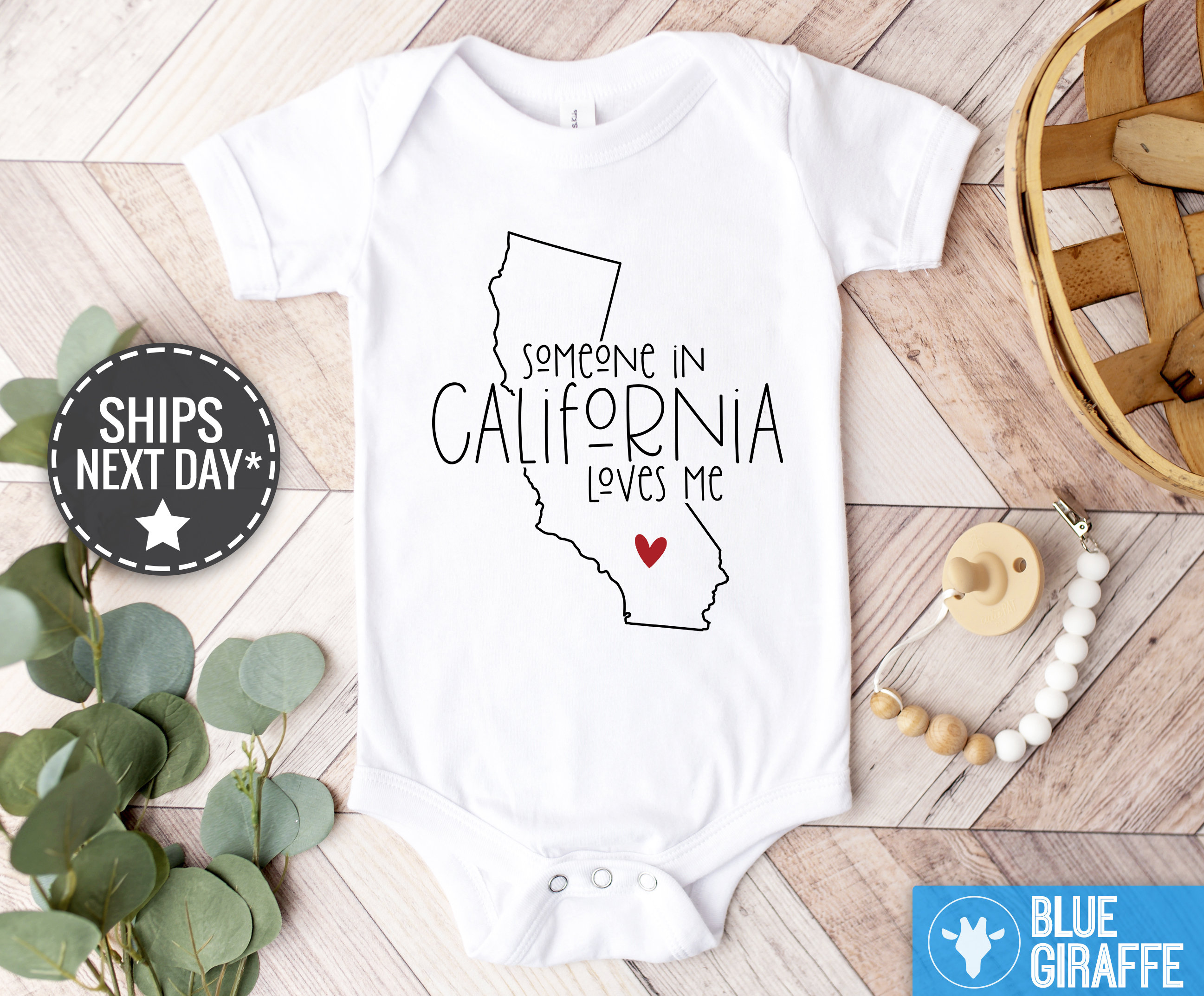 Take Me To California Baby Onesie Take Me To California Baby Onesie