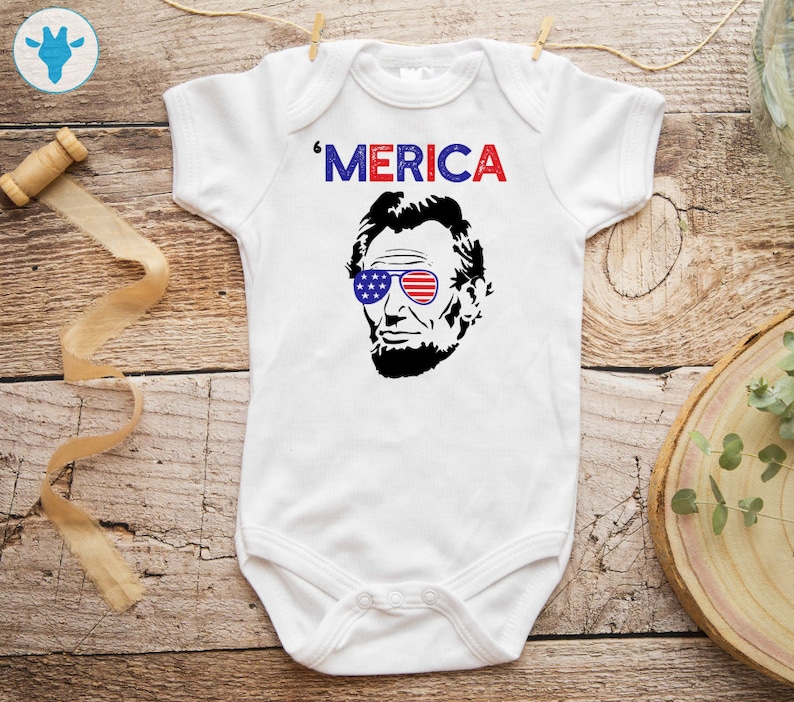 America Bodysuit Baby Girl Clothes Baby Girl Outfits Funny Baby Clothes Baby Bodysuit Baby Shower Gift Baby Boy Clothes