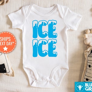 Ice Ice Baby Body®, süßer Babybody mit Vanilleeis-Thema, süßer Babybody®
