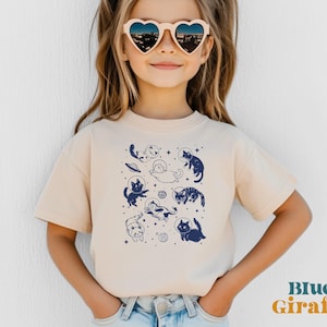 Silly Cats In Space Toddler Shirt - Funny Cat Kitty Kids Shirt - Cat Lover Kids Shirt - Natural Toddler Shirt - Toddler Gift