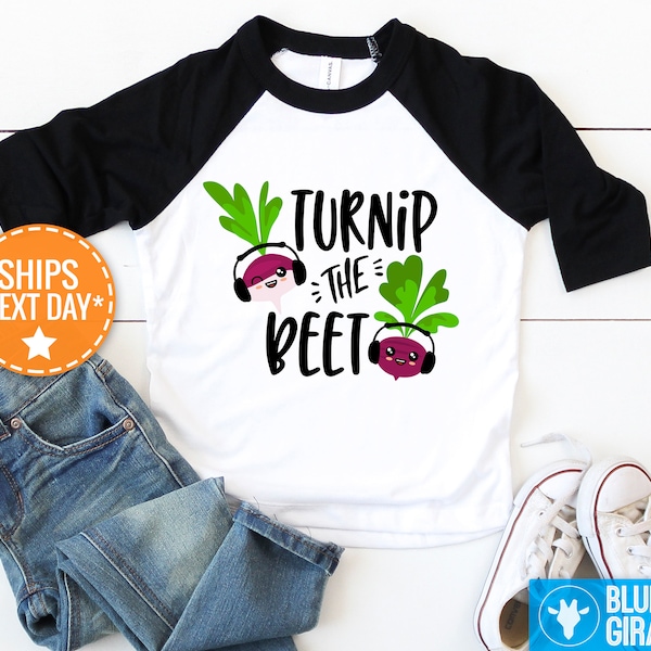 Turnip The Beet Baby Shirt, Funny baby Onesie®,  Hipster Baby Onesie®, cute Baby Onesie®, Veggie Baby Onesie®