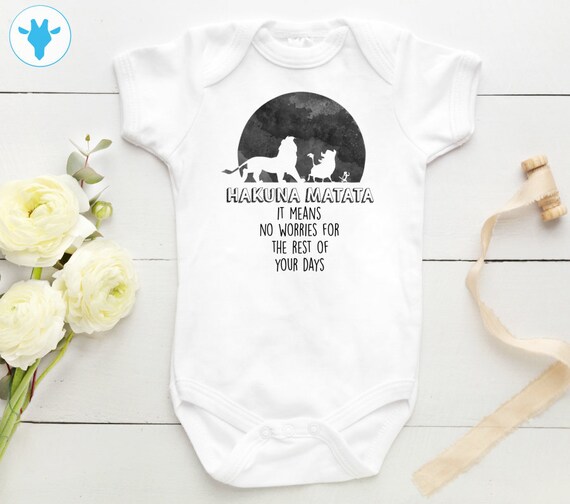 hakuna matata onesie