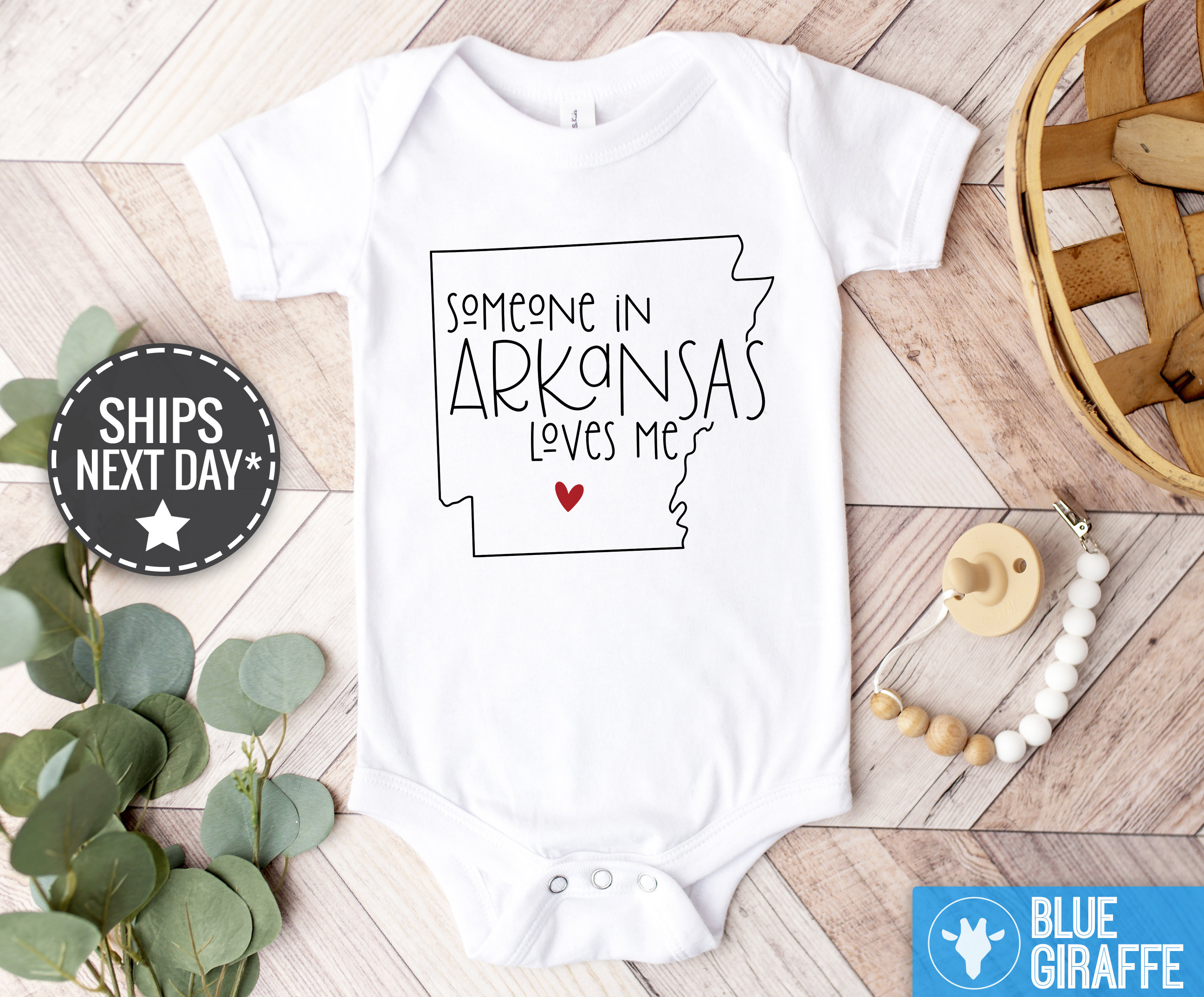Someone In Arkansas Loves Me Toddler Shirt Arkansas Baby Etsy