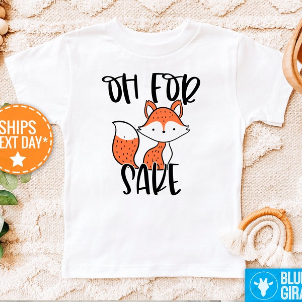 Oh For Fox Sake Shirt, Fox Onesie®, Funny Onesies, Funny Toddler Raglan Shirt, Hipster Baby, Boho Baby Clothes, Funny Baby Bodysuit