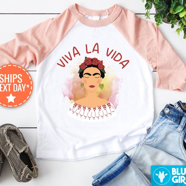 Viva La Vida Kids T-Shirt, Cute Toddler Tee, Coldplay Baby Clothes, Good Vibes Shirt