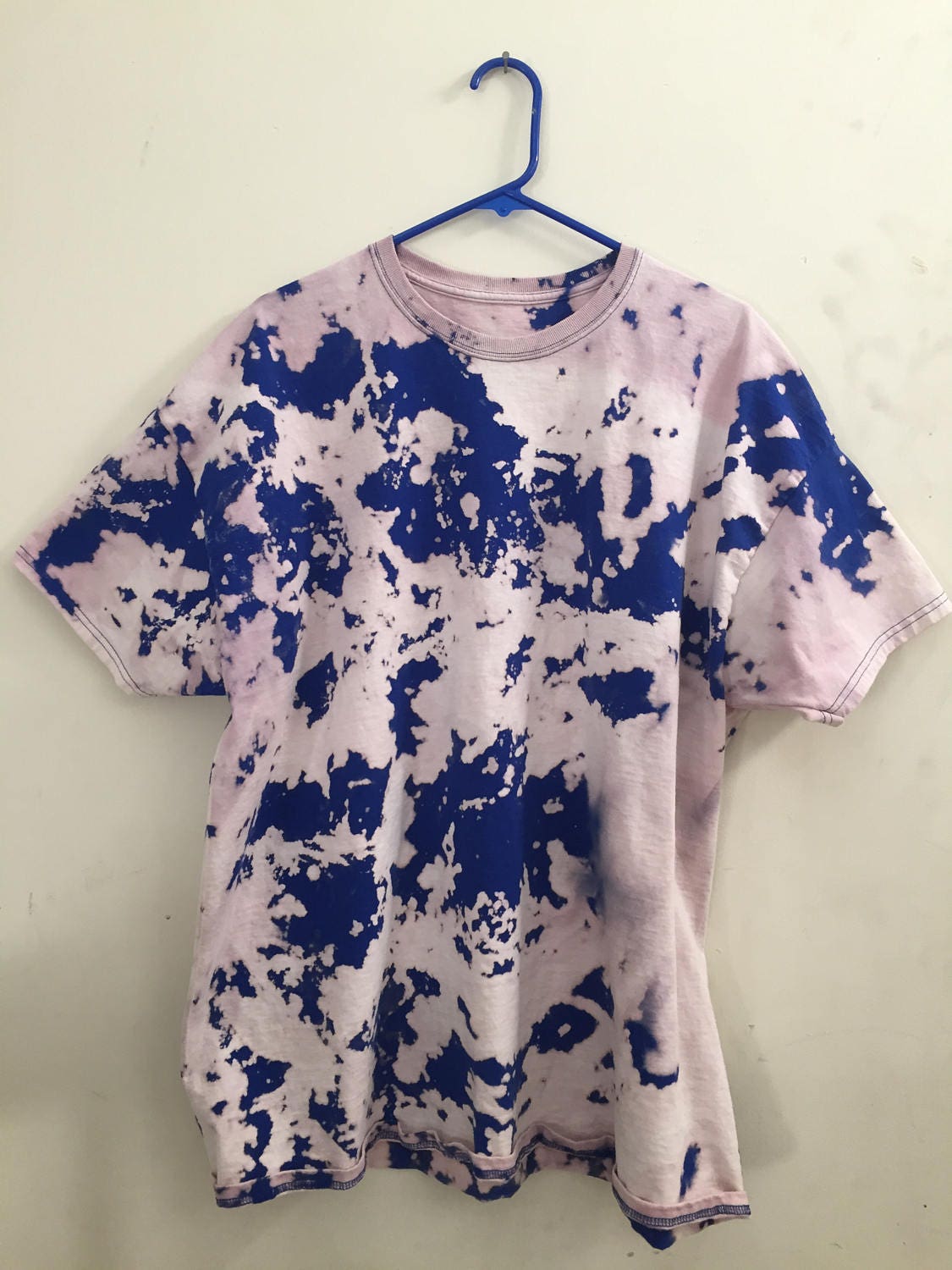 mens bleach tie dye shirt