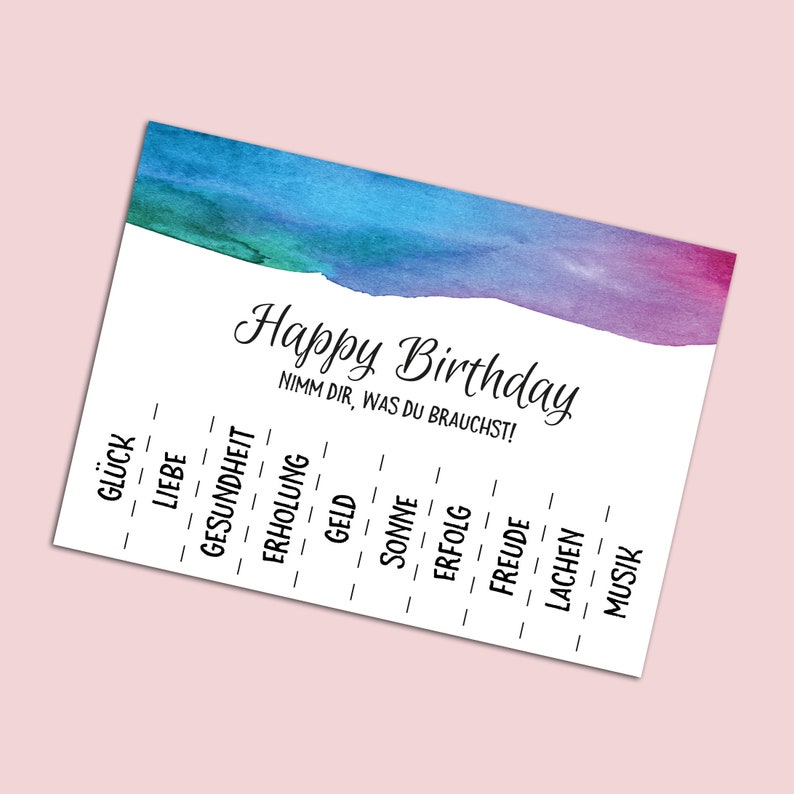 Postcard Birthday Take What You Need Birthday Card, Birthday Postcard, Birthday Mom, Birthday Girlfriend, Gift Idea image 3