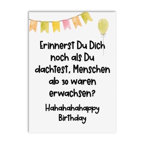 Birthday card people over 30 funny postcard birthday card men