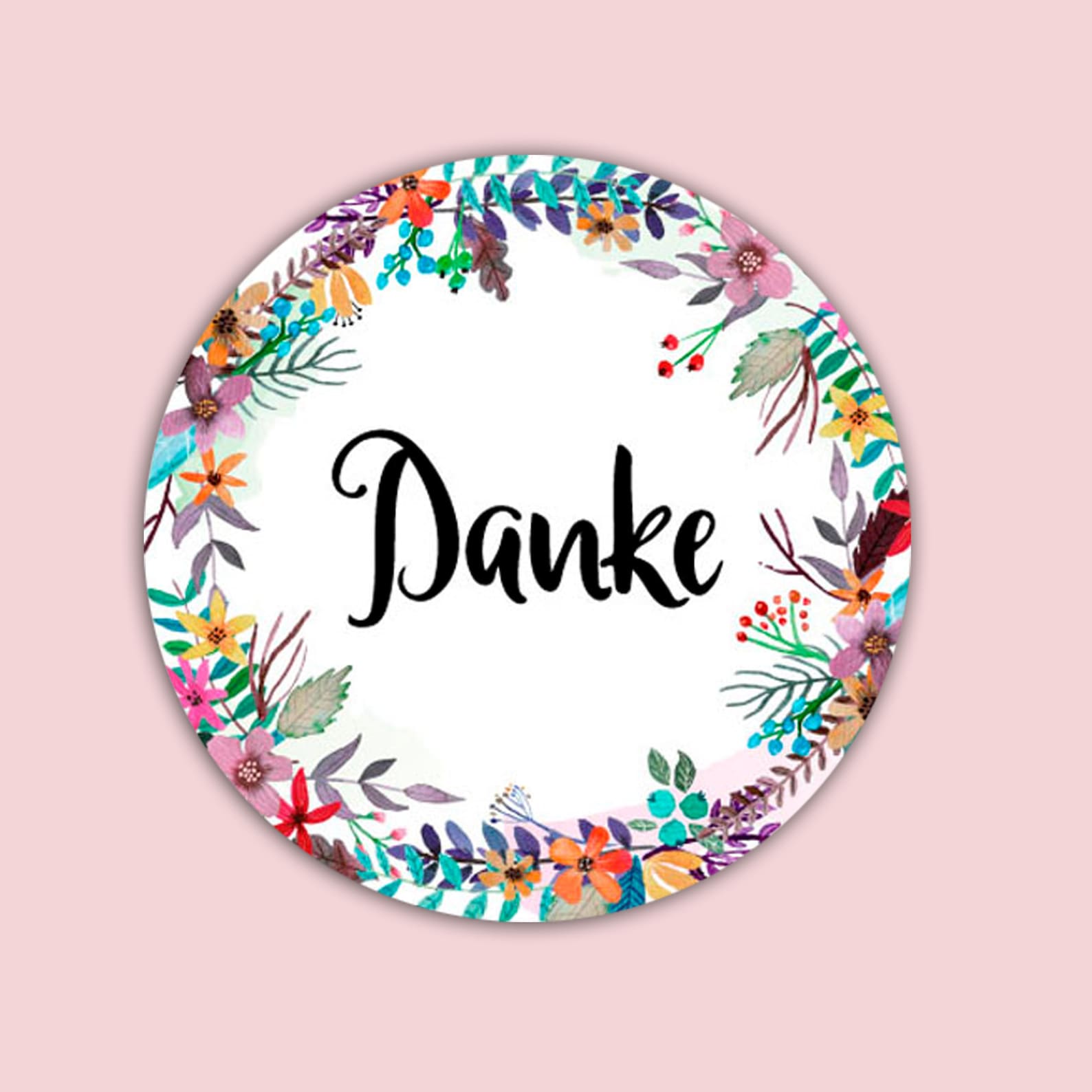 50 Sticker Danke Vielen Dank Aufkleber Dankeschön Etiketten - Etsy.de