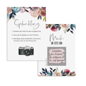 50 photo tasks Wedding to scratch "Boho wedding!" Scratch cards