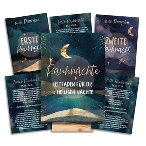 Rauhnächte imposta il calendario per le istruzioni Rauhnächte
