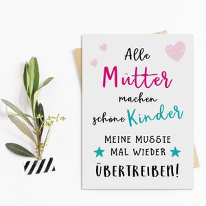Muttertagskarte Postkarte Muttertag SCHÖNE KINDER Muttertag Karte, Muttertag Geschenk, Muttertag Geschenkideen