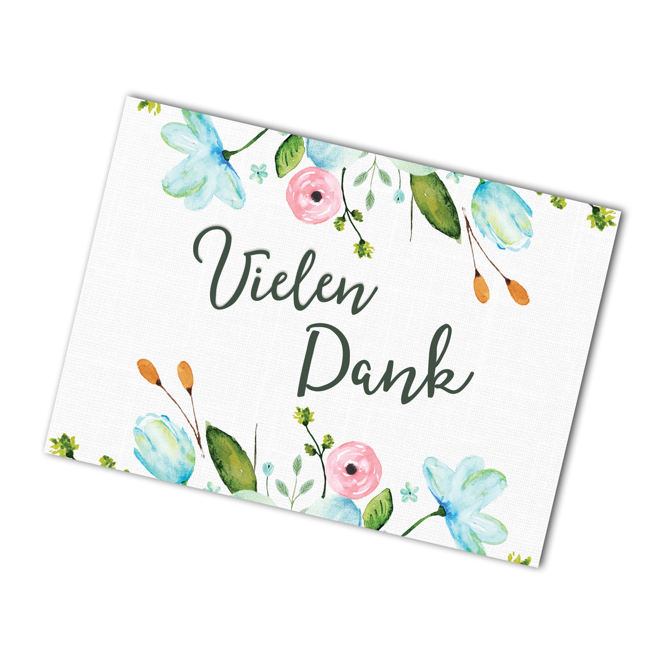 50 Karten Vielen Dank Weiße Hochzeit Karte | Etsy
