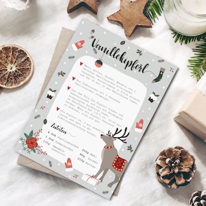 Weihnachtskarte Vanillekipferl Rezept Postkarte Weihnachten