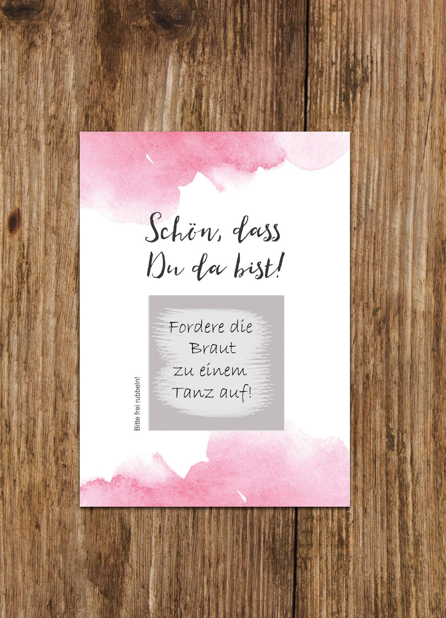 50 Rubbelkarten Aquarell Hochzeit Etsy