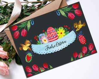 Cartolina BUONA PASQUA, cartolina di Pasqua, cartolina d'auguri di Pasqua, regalo di Pasqua, regali di Pasqua, decorazioni pasquali, cartolina di Pasqua, cartoline di Pasqua, cartoline