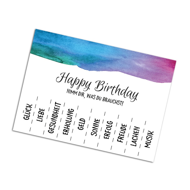 Postcard Birthday Take What You Need Birthday Card, Birthday Postcard, Birthday Mom, Birthday Girlfriend, Gift Idea image 2