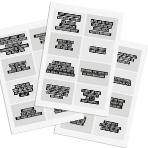 Advent calendar USELESS KNOWLEDGE Advent calendar to print digital file DOWNLOAD image 2