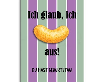 Birthday card "I'M FLYING OUT" funny saying gift for friends' birthdays