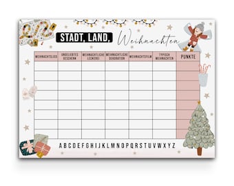 CIUDAD, PAÍS, NAVIDAD Plantilla Ciudad, País, Río Juego Navidad Descargar