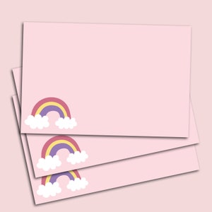 Juego de 20 sobres Rainbow C6 Sobres 20 piezas Sobres Niñas