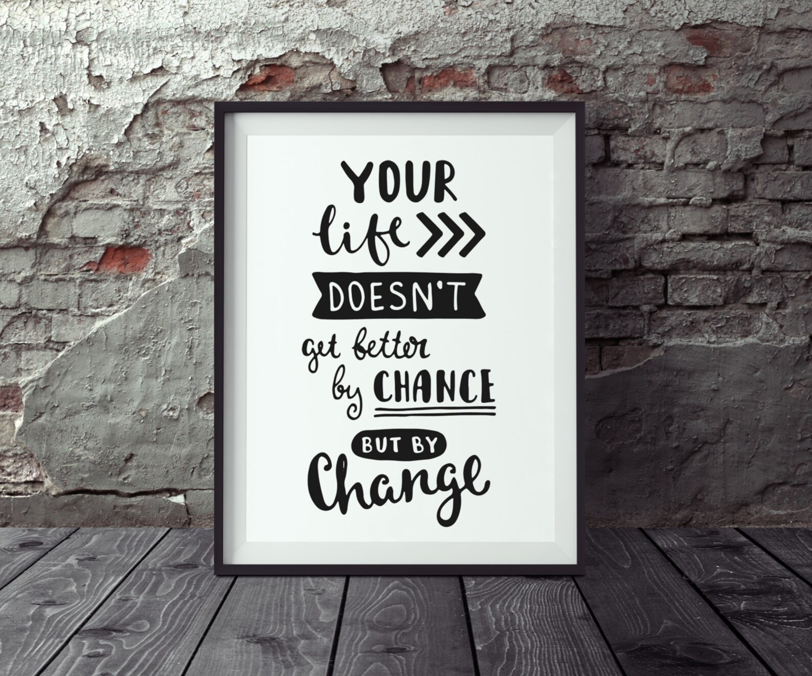 Poster Change Sprüche Poster Wandbild Poster Wohnzimmer Etsy.de