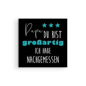 Flaschenetikett Bierflasche Vatertag Geschenk Papa du bist großartig ...