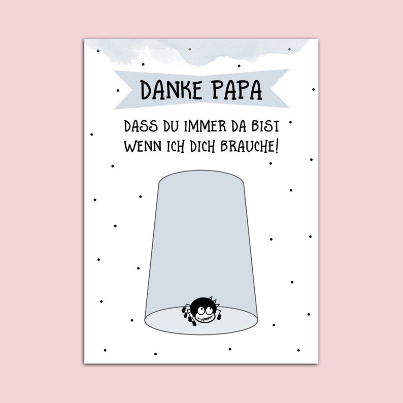 Papa VatertagVatertagskarte, Postkarte Vatertag, Vatertagskarten, Vatertagsgeschenk, Vatertag Geschenkideen Bild 2