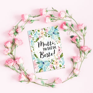 Muttertagskarte, Postkarte Muttertag, Postkarte Blumen, Blumen Postkarte, Muttertagskarten, Muttertagsgeschenk, Muttertag Geschenkideen