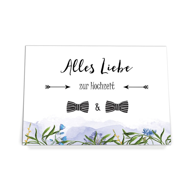 Congratulations card wedding men wedding card with envelope