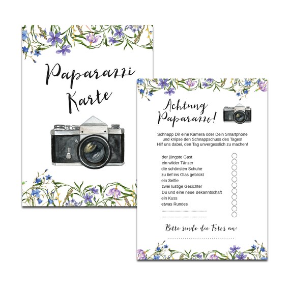 50 Fotokarten /"Weiße Hochzeit/" Hochzeit Fotospiel Fotoralley Hochzeitsspiel