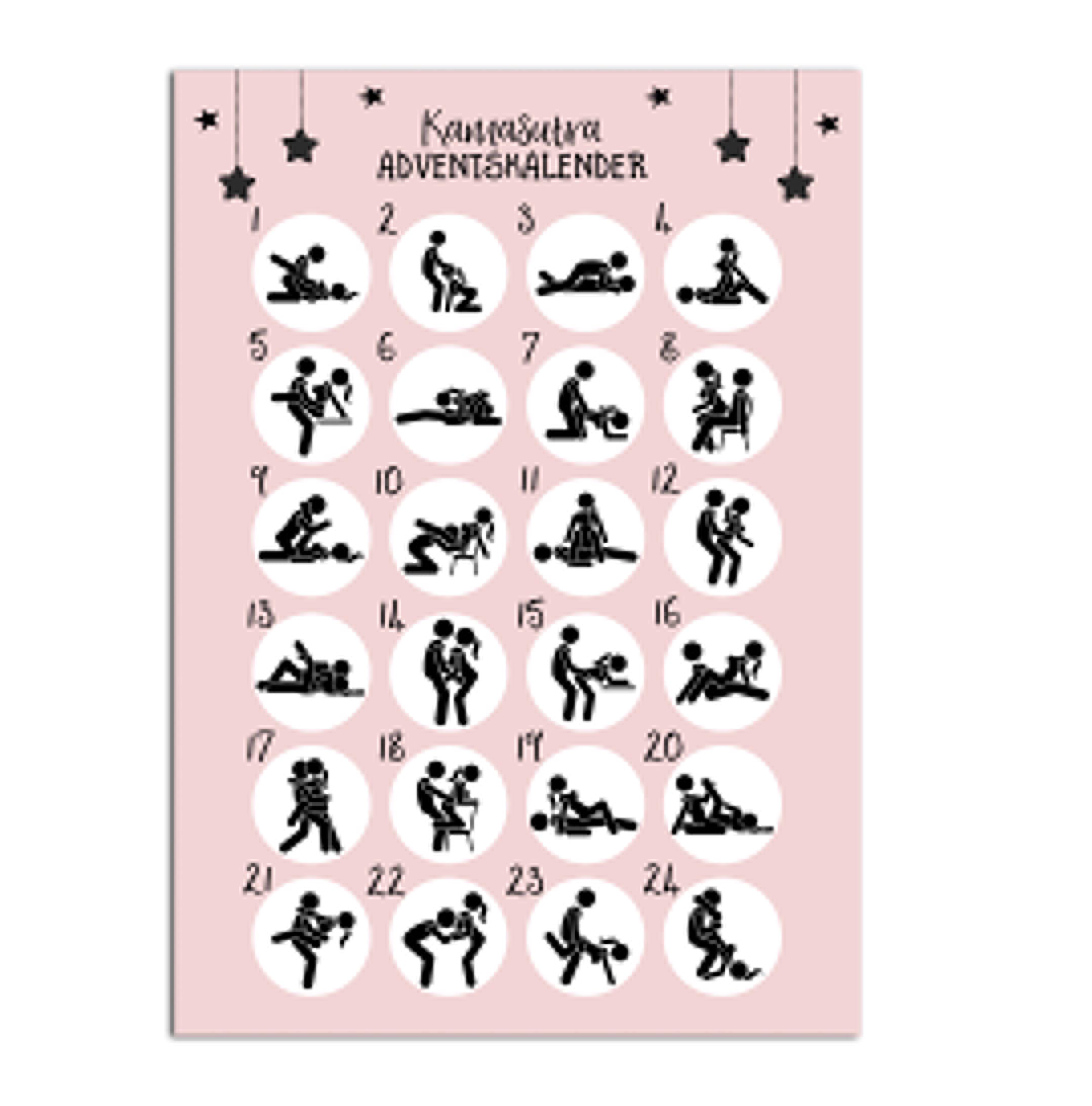 Advent Calendar to Scratch KAMASUTRA Advent Calendar A3 Christmas Calendar  - Etsy
