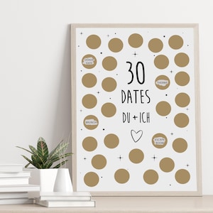 Regalo di San Valentino da grattare 30 DATE regalo San Valentino