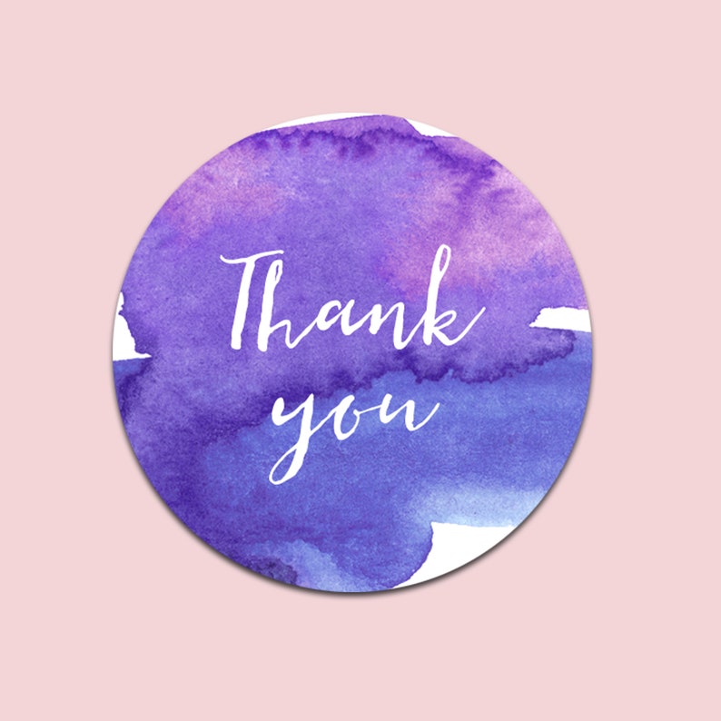 50 Sticker Thank you, Thank you sticker Sticker Thank you, Thank you Stickers Thank you Labels image 2