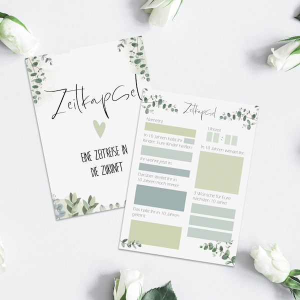 Zeitkapsel hochzeit Etsy.de