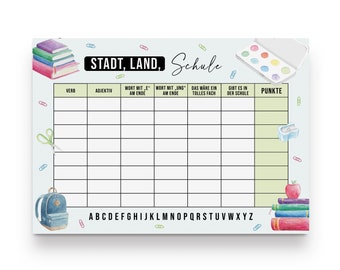 CIUDAD, PAÍS, ESCUELA plantilla ciudad, país, río juego descarga de regalo de regreso a la escuela