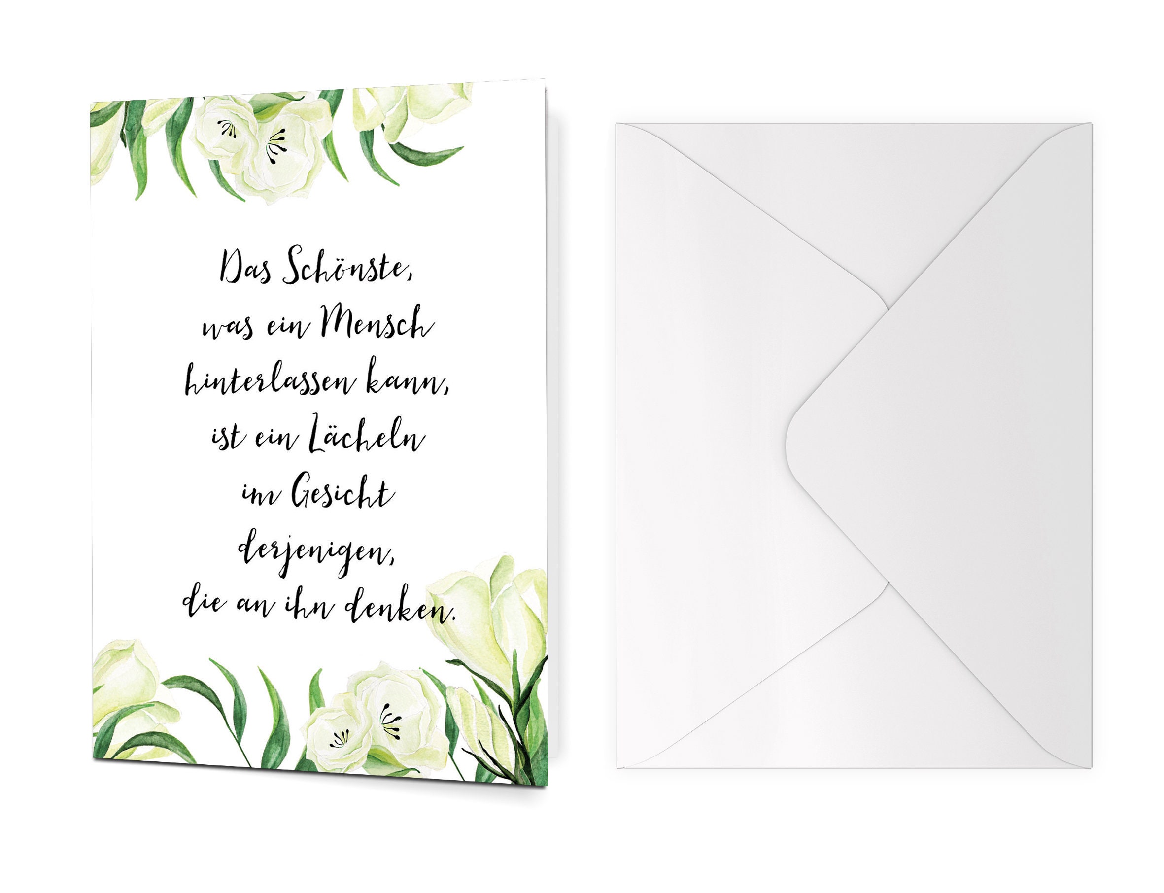 40 Stück Aquarell-Kondolenzkarten Set – Mit Umschlägen & Aufklebern, 10,2x15,2 Cm, Sentimentale Trauerkarten Für Beileidsbekundungen