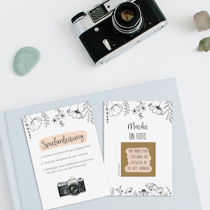 50 compiti fotografici di matrimonio da grattare con i gratta e vinci FIORI