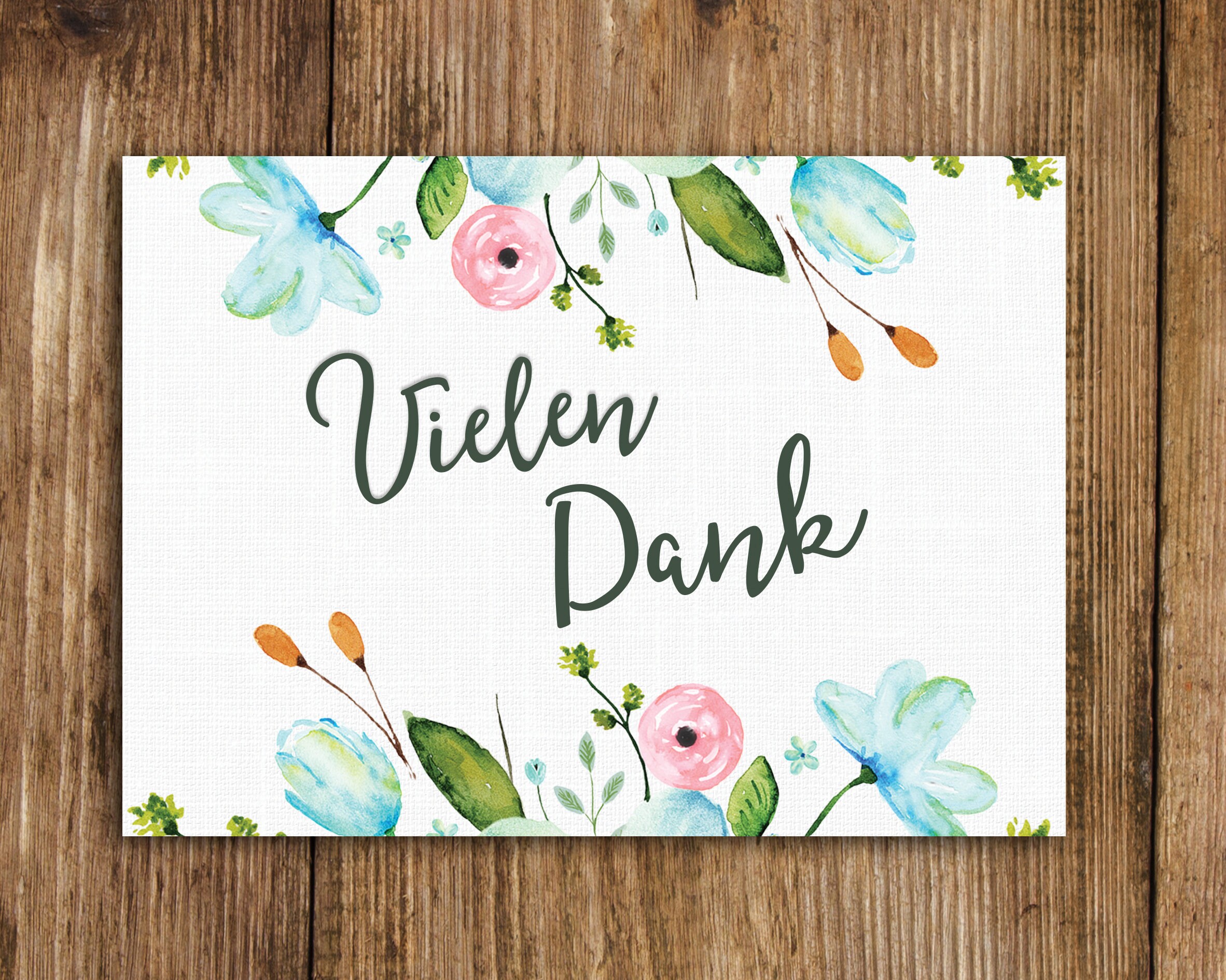 50 Karten Vielen Dank Weiße Hochzeit Karte | Etsy