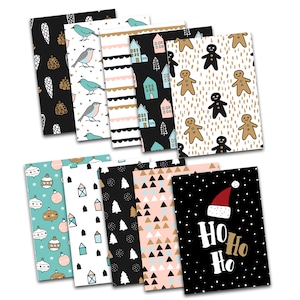 Weihnachtskarten Set 10-teilig, Postkarten Set Postkarte Weihnachten Weihnachhtskarten Weihnachtsgeschenke Grußkarten Weihnachten Deko